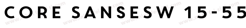 Core SansESW 15-55Me字体转换